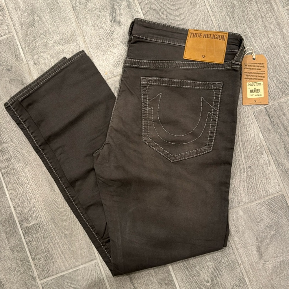 NWT TRUE RELIGION MENS JEAN GENO RELAXED SLIM W40